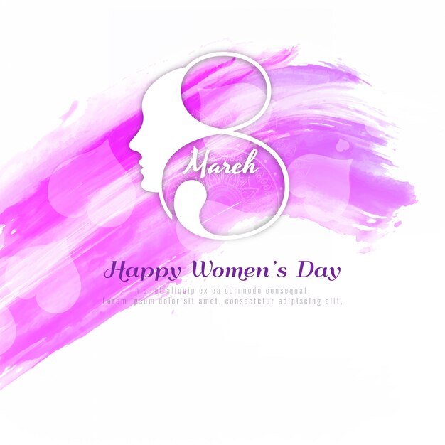Аннотация Счастливый женский день розовый фон