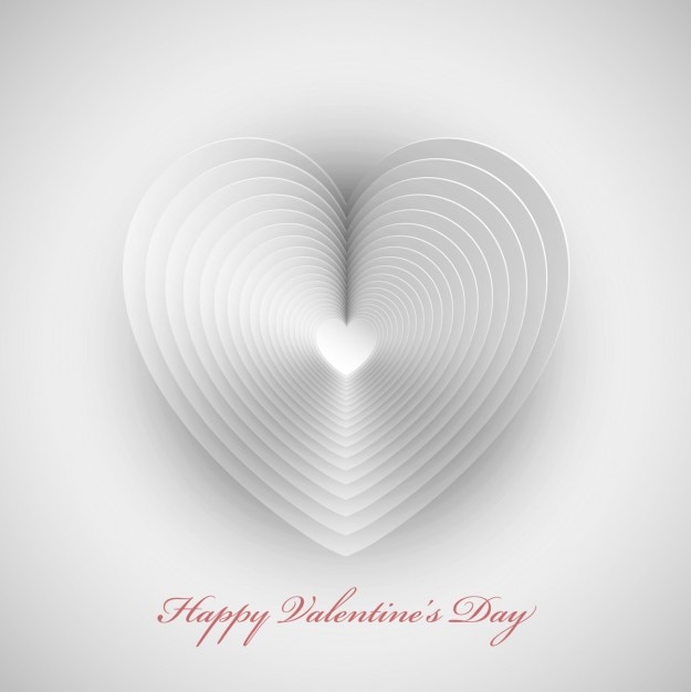 Free vector abstract heart grey background