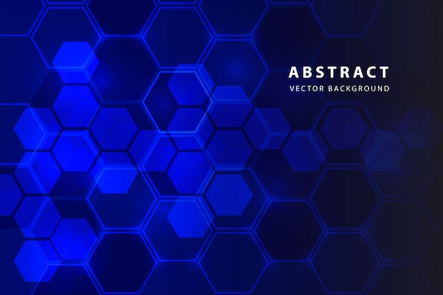 Abstract hexagon background