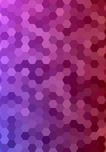 Abstract hexagonal tile mosaic background design