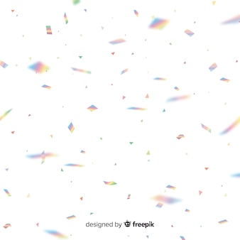 Abstract holographic confetti background