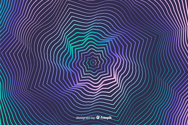 Free vector abstract illusion effect background