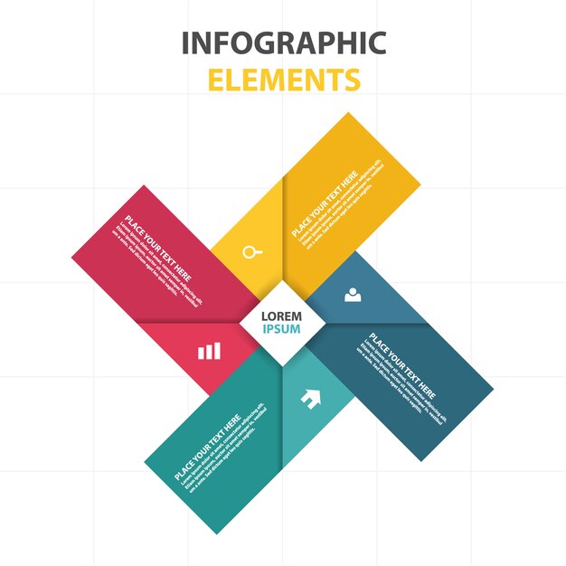 abstract infographic business template