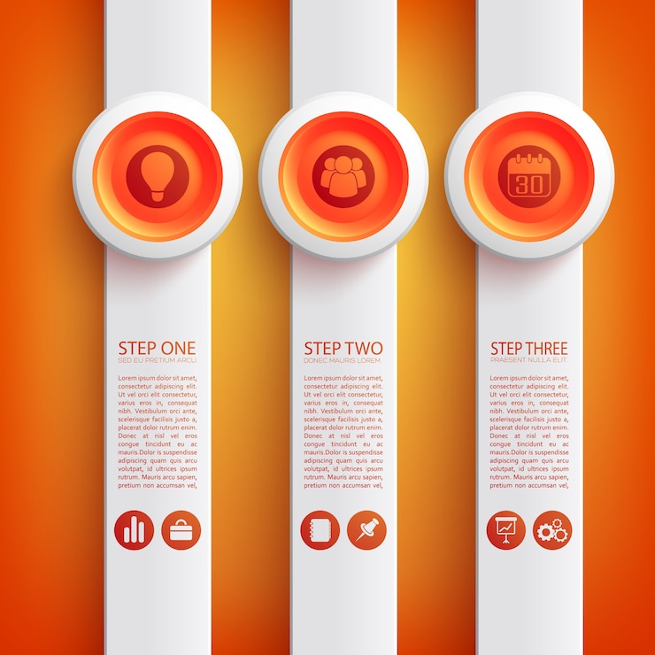 Free Vector abstract infographic concept