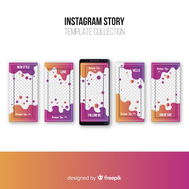instagram 이야기 모음을 추상화