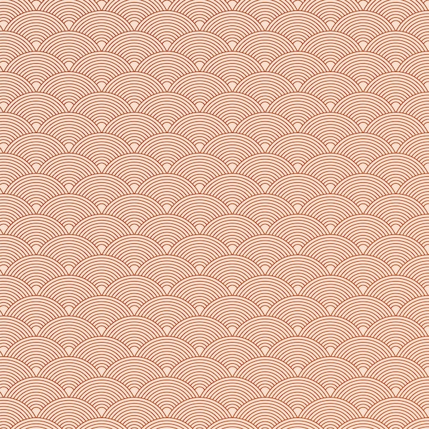 Free vector abstract japanese wave pattern design