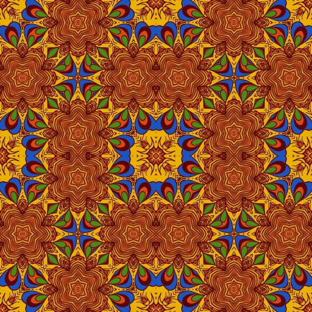 Free vector abstract kaleidoscpe design