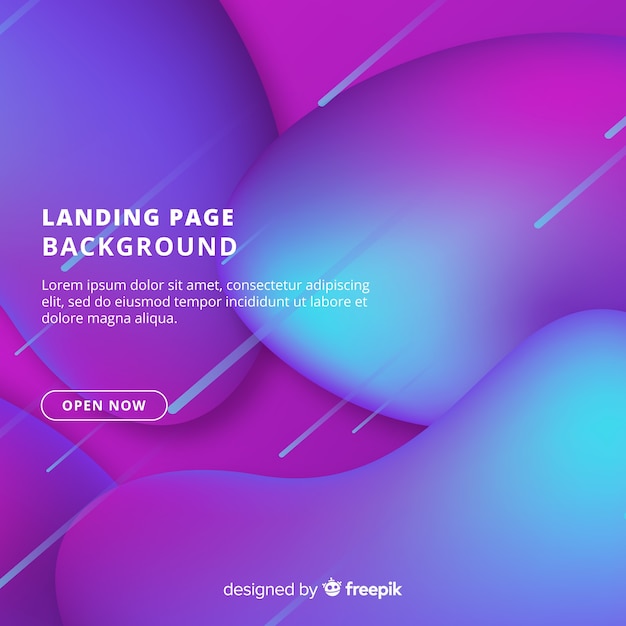 Abstract landing page background