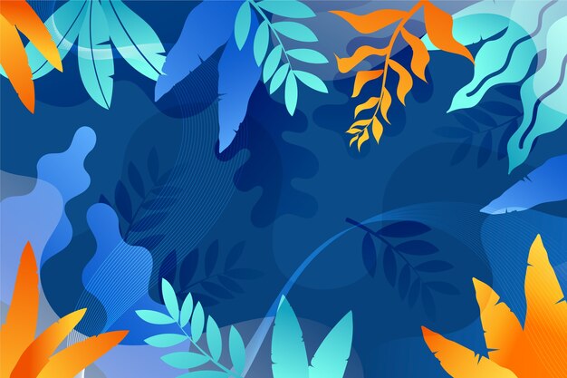 Abstract leaves background