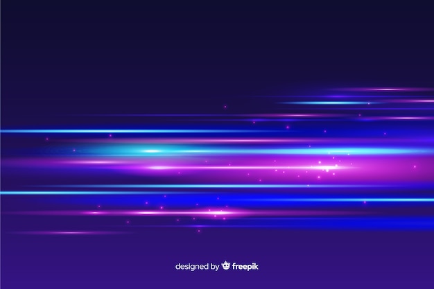 Free vector abstract light movement background