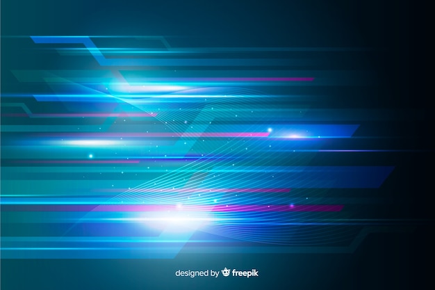 Abstract light movement background