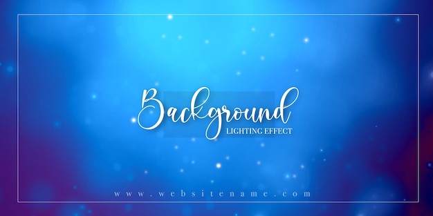 Abstract Lighting Effect Background Banner Design Multipurpose