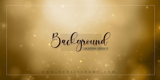 Free vector abstract lighting effect background banner design multipurpose