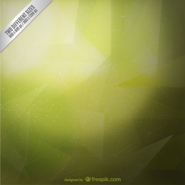 Free vector abstract lime triangles and stars background