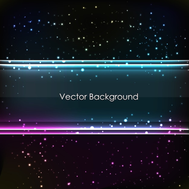 Free vector abstract linear background for design with many glowing dotes and lines