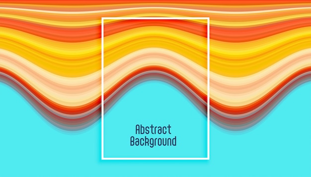 Free vector abstract lines background in wavy lines