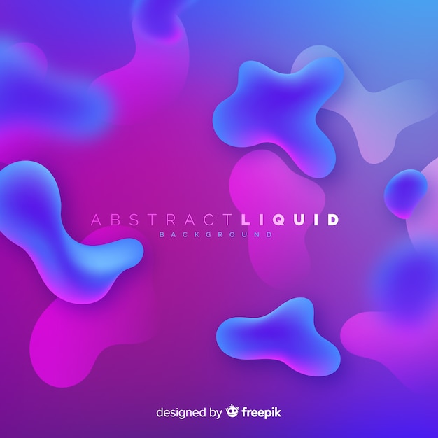 Abstract liquid background