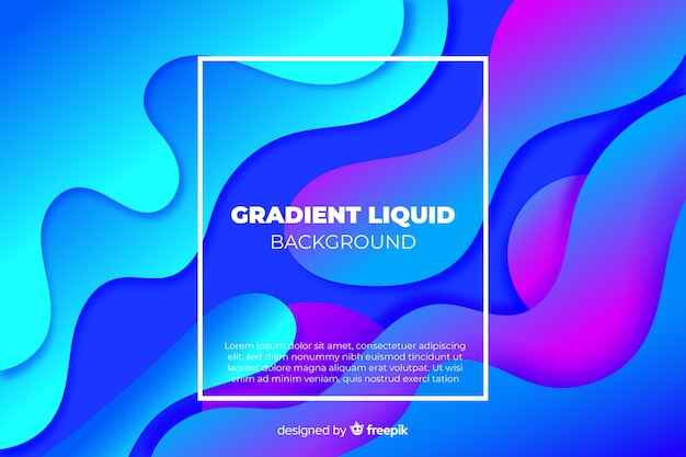 Abstract liquid background