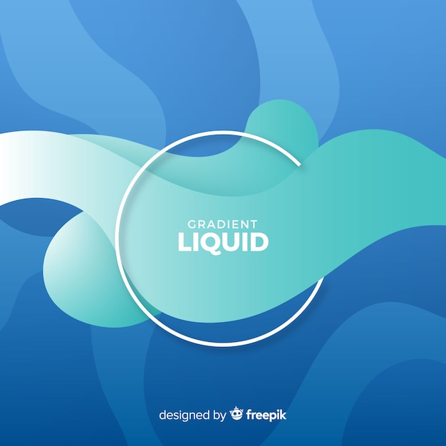 Abstract liquid background