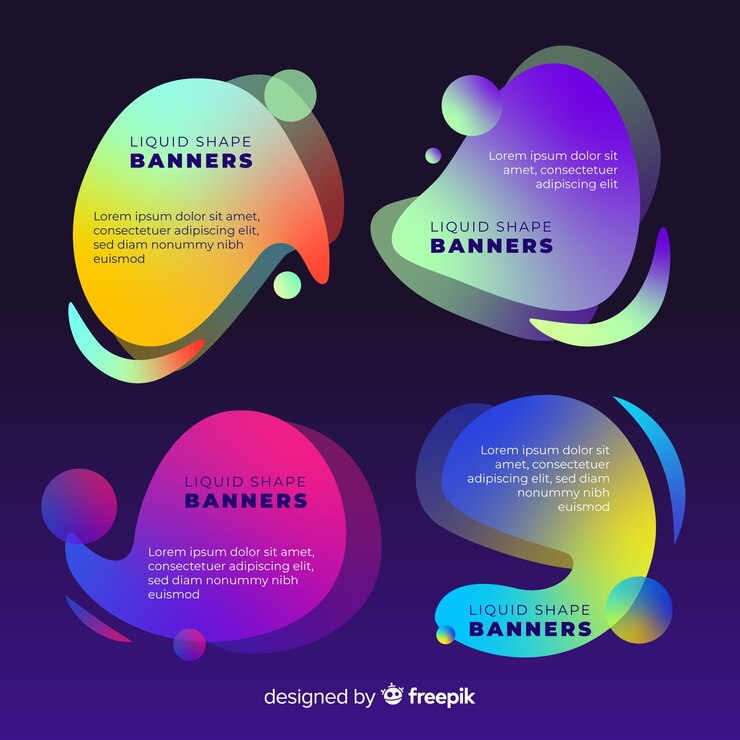 Free Vector abstract liquid banner