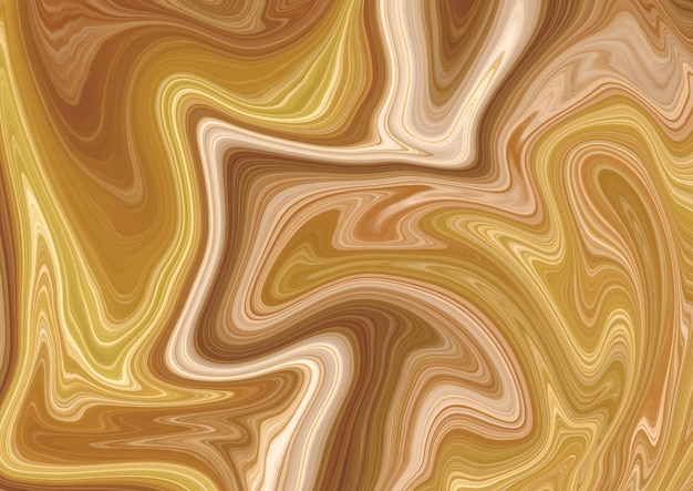 抽象的な液体ゴールドテクスチャデザインの背景