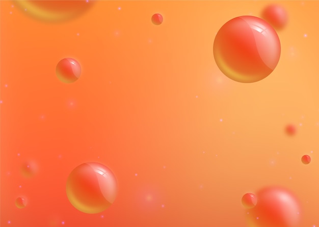 Abstract liquid shapes background