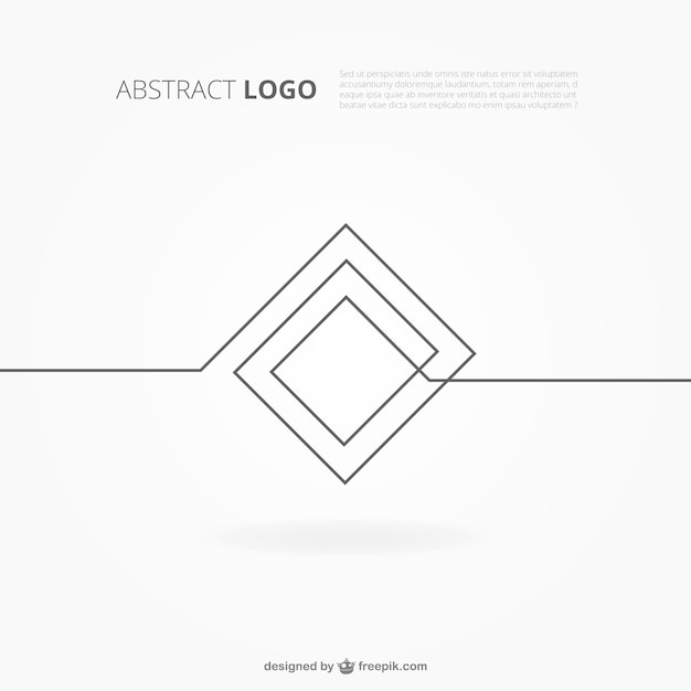 Free vector abstract logo background