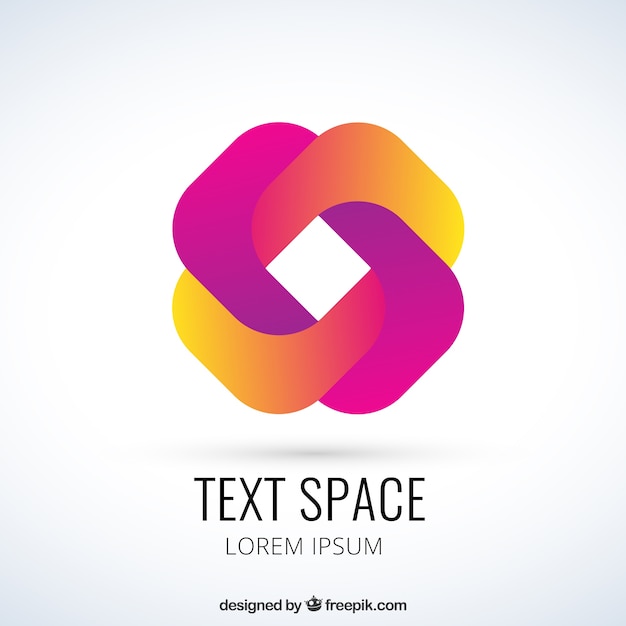 Abstract logo in colorful style