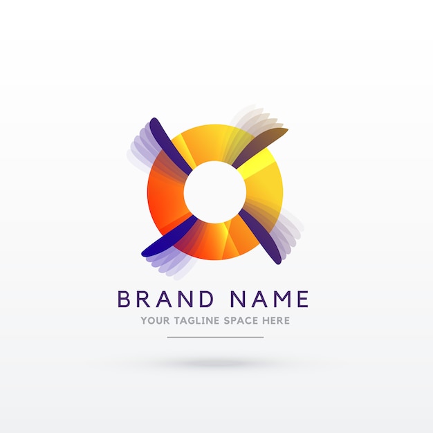 Abstract logo concept design vector