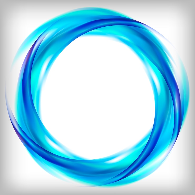 Free Vector abstract logo design in blue