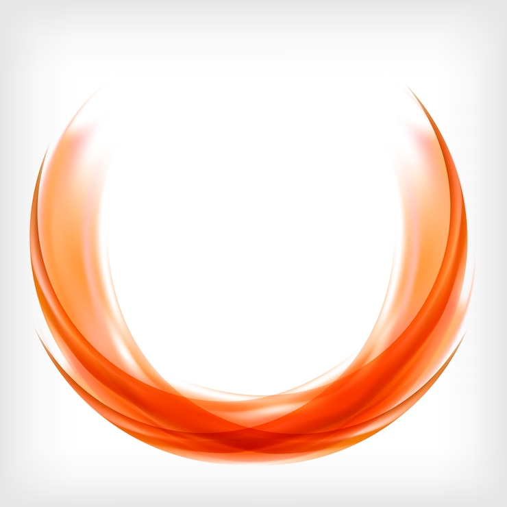 Free Vector abstract logo design in orange