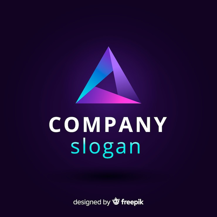 Free Vector abstract logo template gradient style