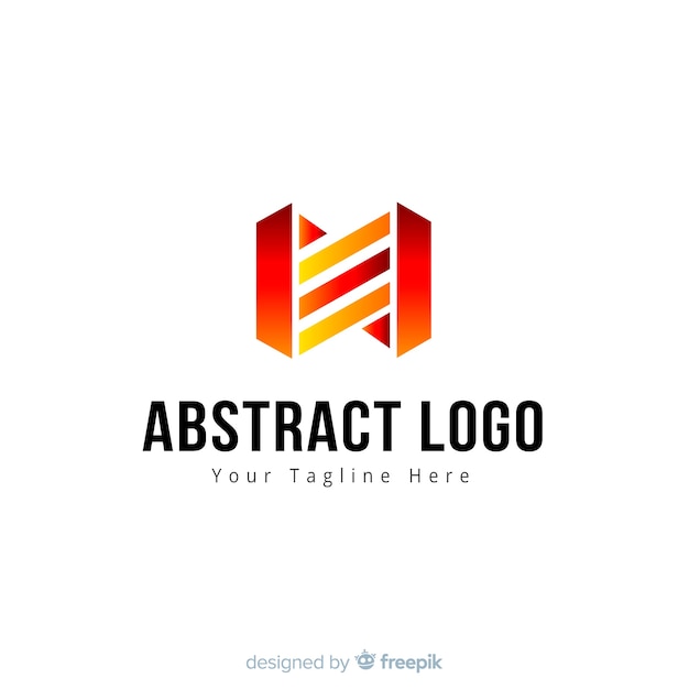 Abstract logo template gradient style