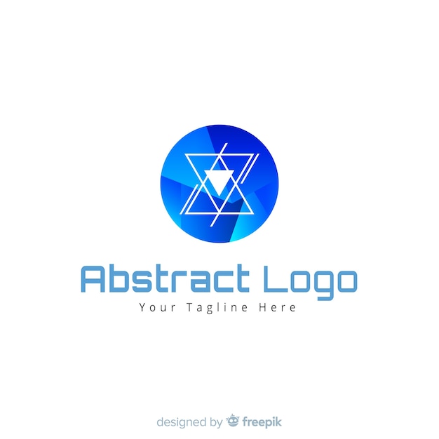 Abstract logo template gradient style