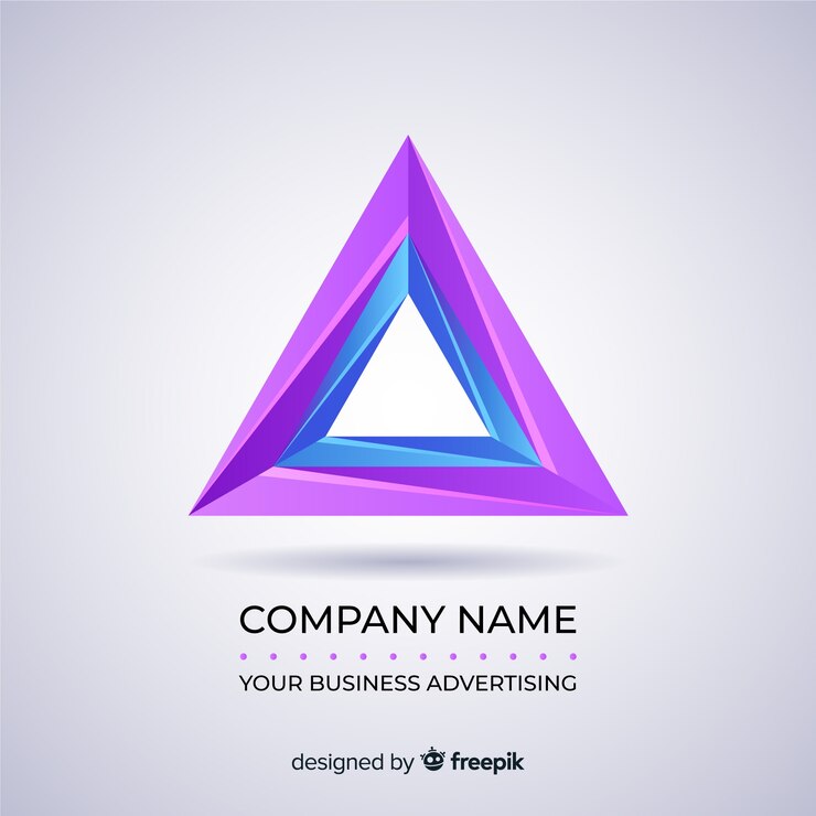 Free Vector abstract logo template gradient style