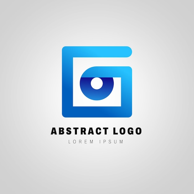 Бесплатное векторное изображение Абстрактный шаблон логотипа