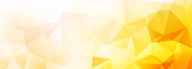 Free vector abstract low poly colorful triangle shapes banner