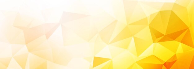 Abstract low poly colorful triangle shapes banner