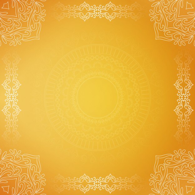 Abstract luxury beautiful decorative yellow background