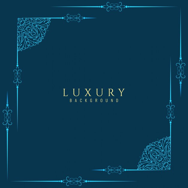 Abstract luxury frame background