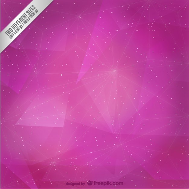 Abstract magenta polygonal background