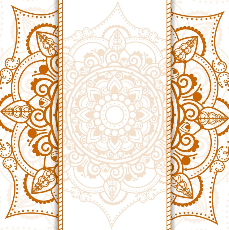 Free Vector abstract mandala background