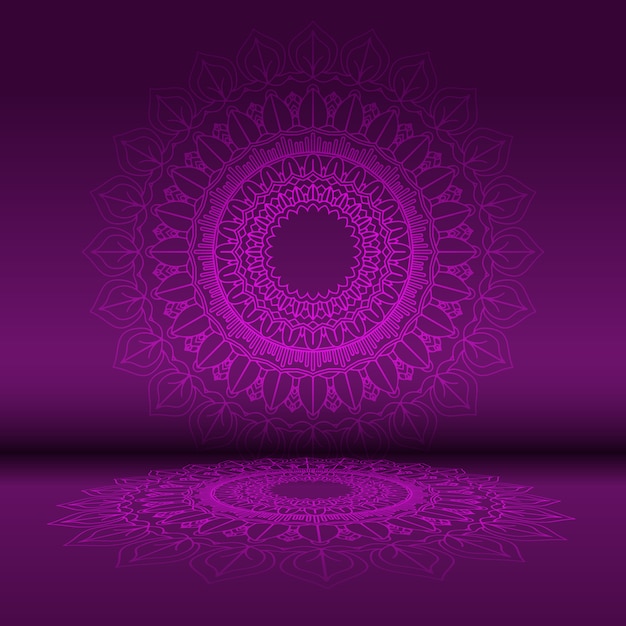 Abstract mandala design background