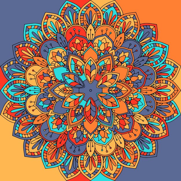 Abstract mandala design