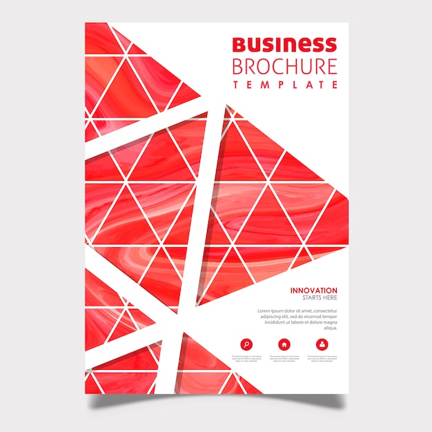 Аннотация Дизайн брошюры по мраморному дизайну