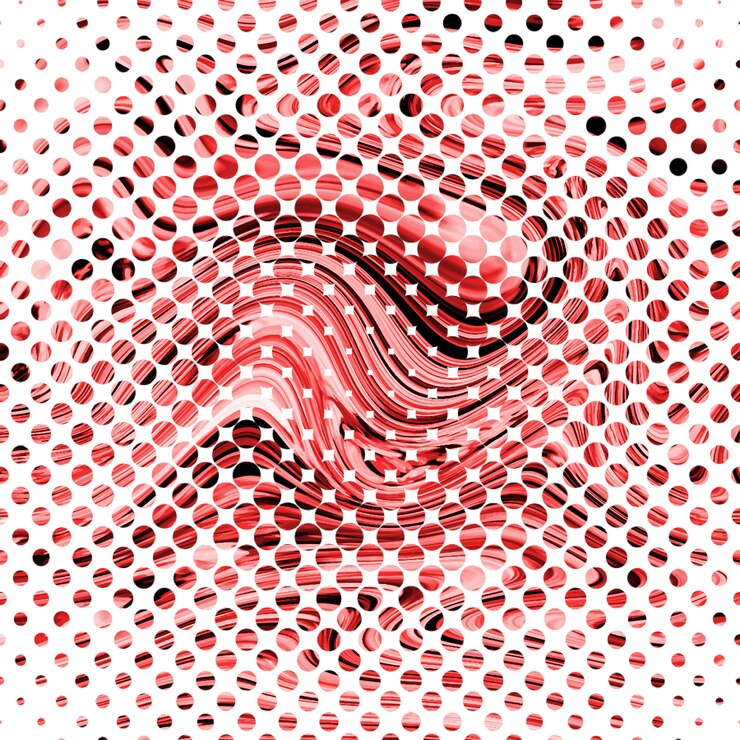 Free Vector abstract marble halftone texture background