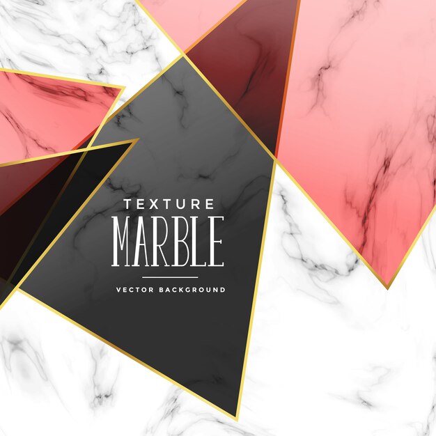 Abstract marble texture with geometric shapes