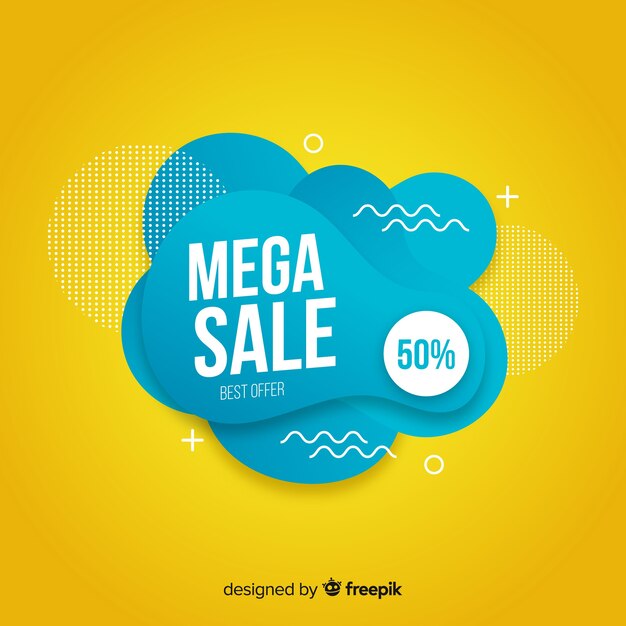 Abstract mega sales background