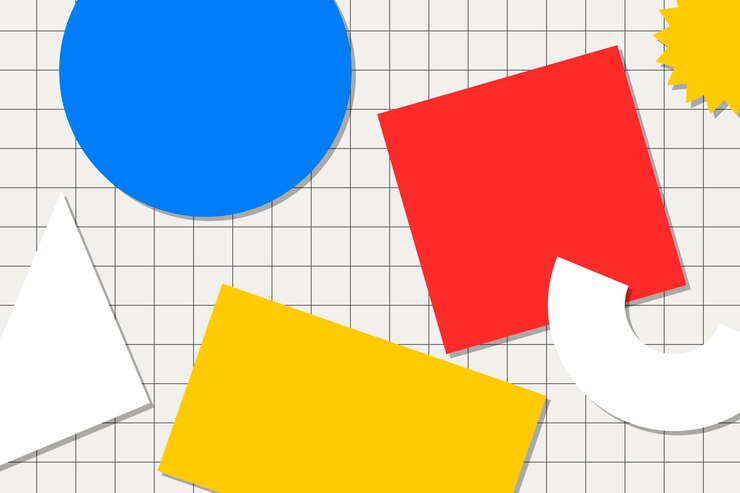 Free Vector abstract memphis background, colorful geometric shapes vector