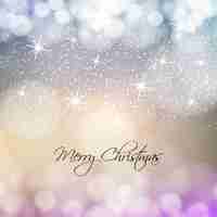 Free vector abstract merry christmas background